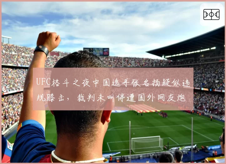 UFC格斗之夜中国选手张名扬疑似违规膝击，裁判未叫停遭国外网友炮轰